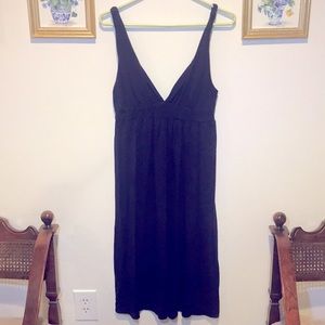 Jcrew navy midi dress